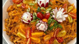 👩‍🍳Creamy Tomato Chicken Breast Pasta!