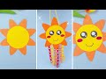 How to make SUN wall hanging || Room Decor Ideas #DIY #Shorts