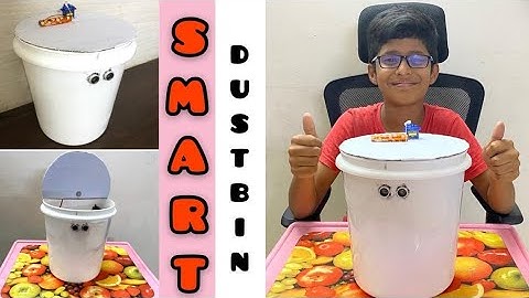 How to make Smart Dustbin using Arduino at home | DIY