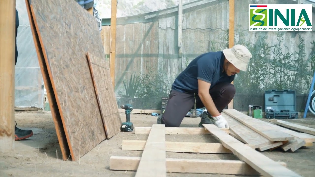 Cómo construir un mesón para hidroponía _INIA Intihuasi