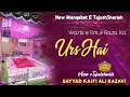 Waris e ilm e raza ka urs hainew manqabat e tajushshariahby sayyad kaifi ali razavi sahab