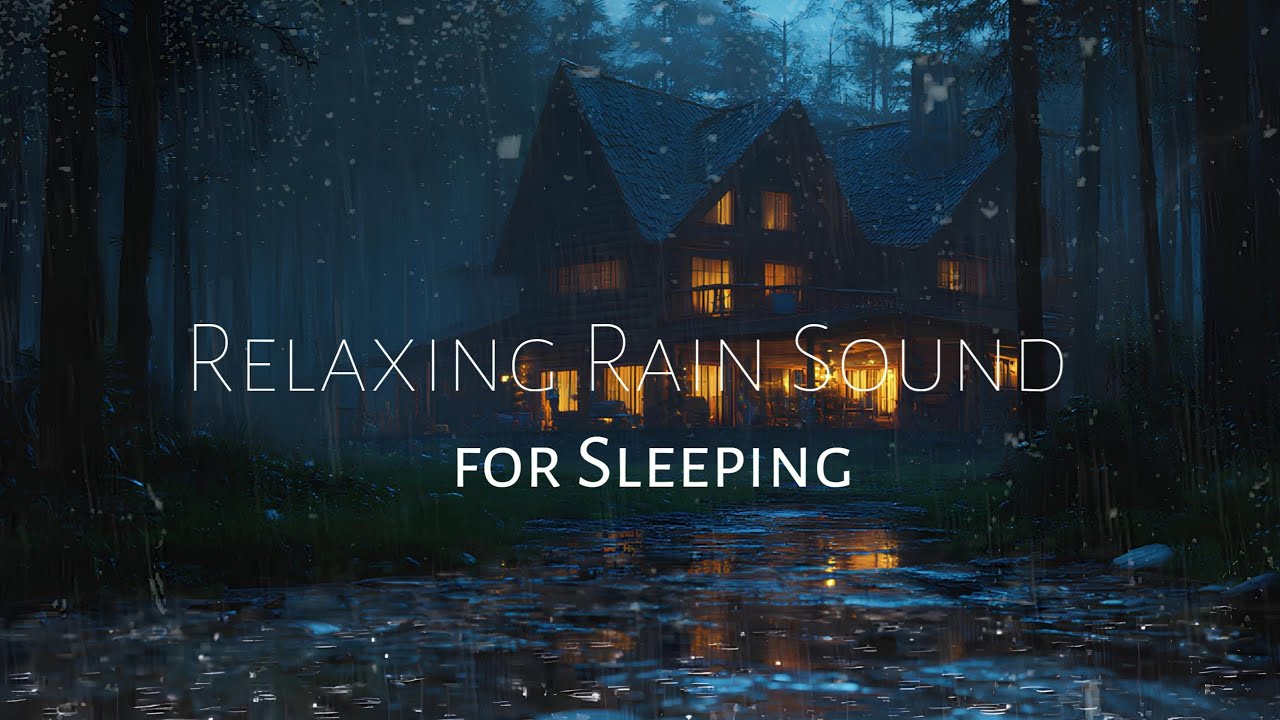 Deep Sleep Rain Ambience | Forest Cabin Rain Sounds (No Music) - YouTube