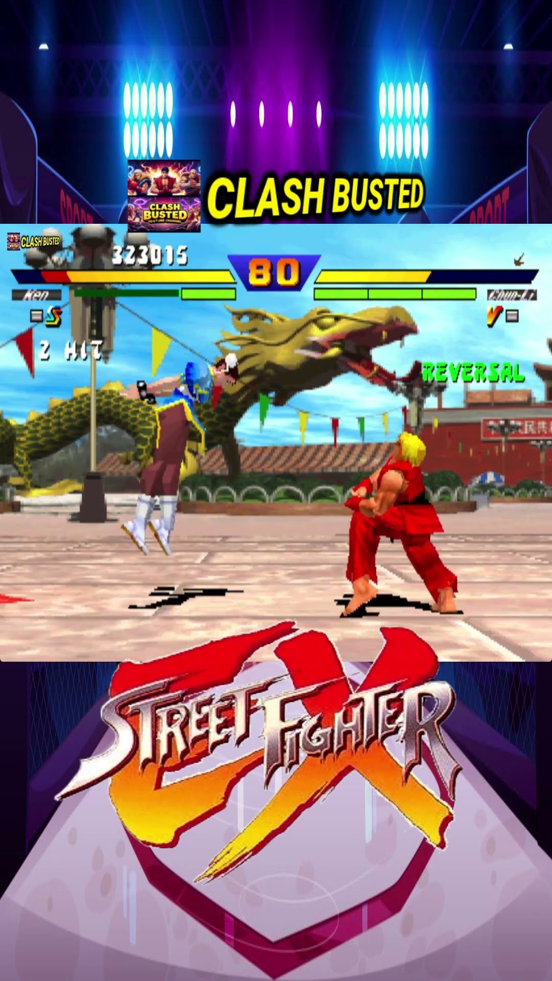 Ken vs Chun Li | Street Fighter EX | Arcade ZN-1 - YouTube