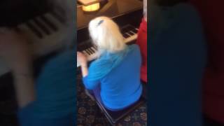 Joyce Platt at Brookdale of Farmington with Richie Mitnick & Peter Annone-May 26, 2017