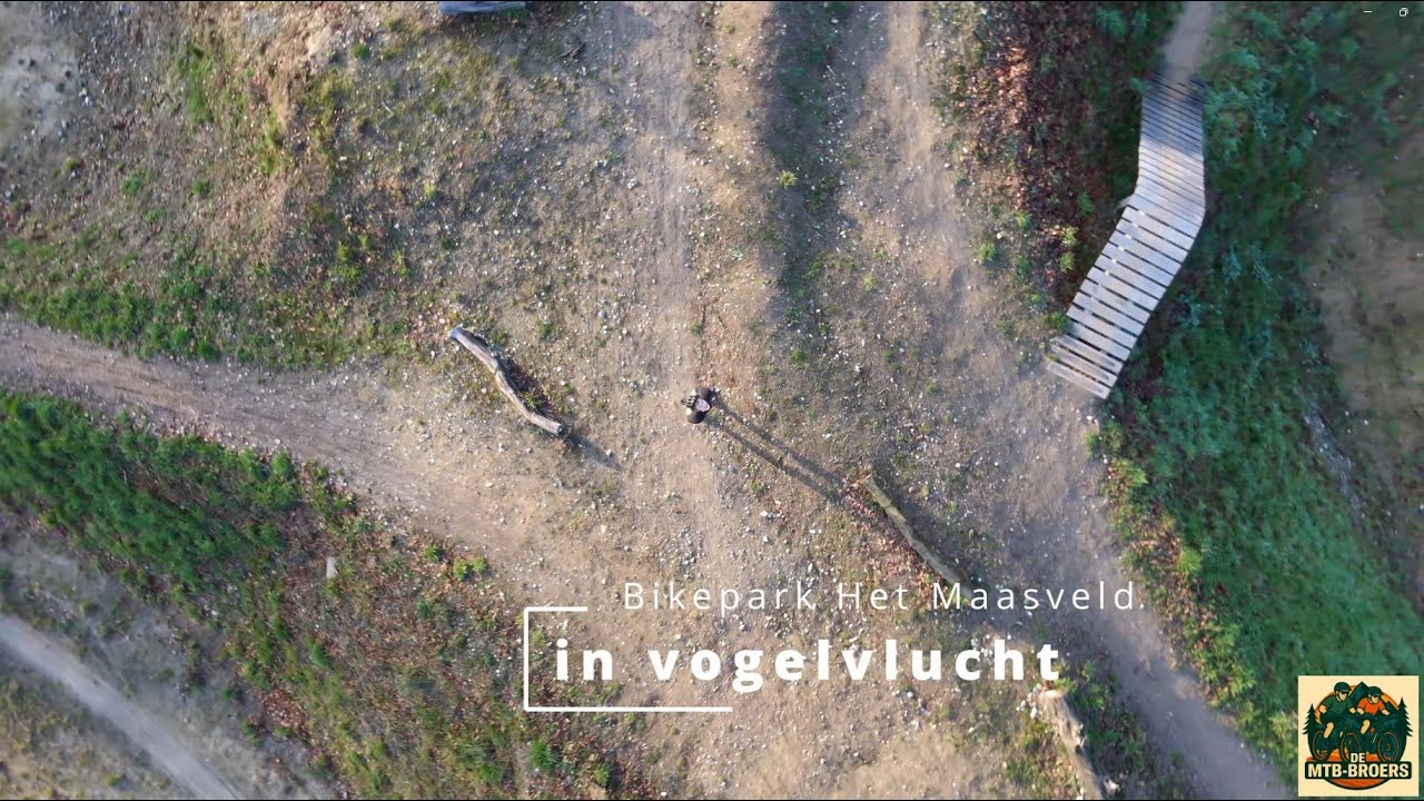 Bikepark Het Maasveld in vogelvlucht