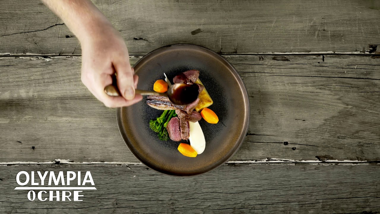 Olympia Ochre Flat Plate 260mm