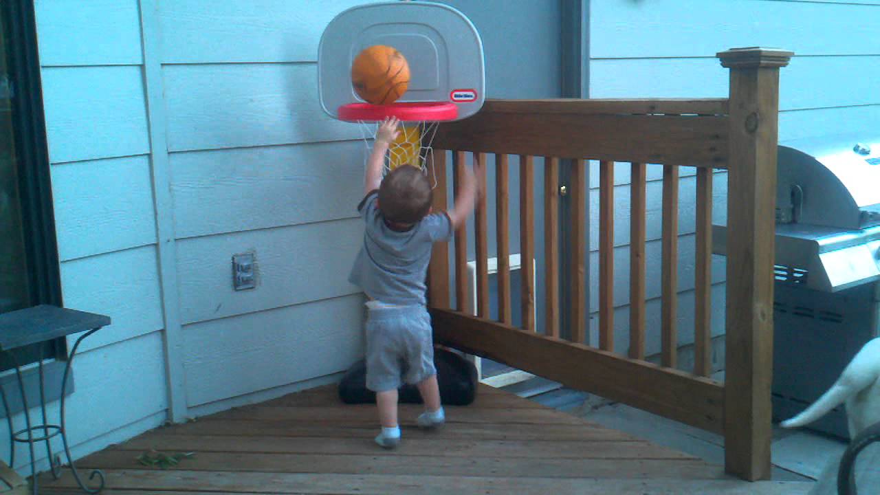 Baby dunks basketball YouTube
