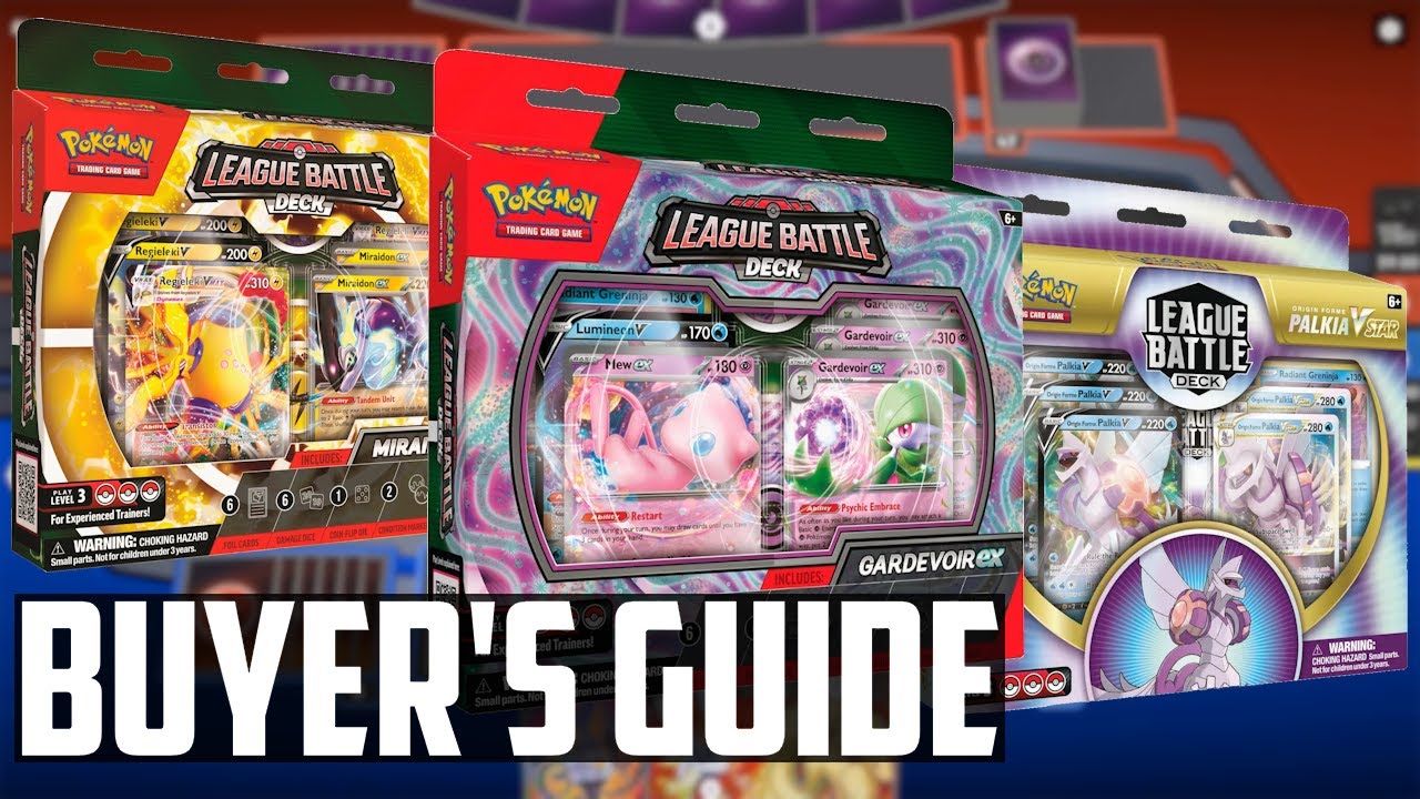 Pokemon TCG League Battle Deck Buyer's Guide! Gardevoir ex, Miraidon ex,  Palkia VSTAR - What to Buy