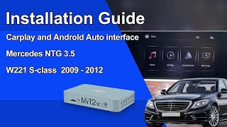 Mr12volt MOST CarPlay interface installation for Mercedes NTG 3.5  S500 W211 2011