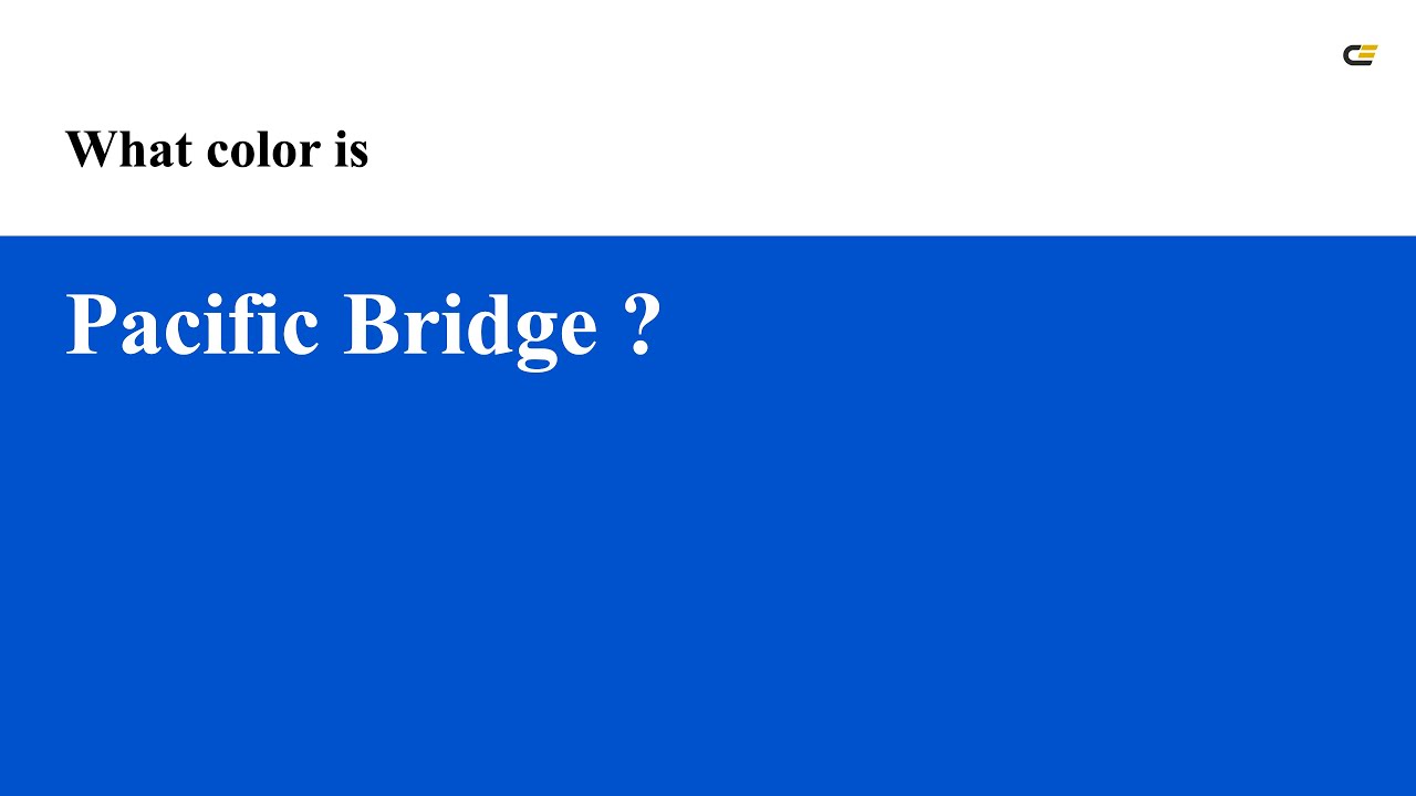 Pacific Bridge color #0052cc hex color - Blue color - Warm color 0052cc ...