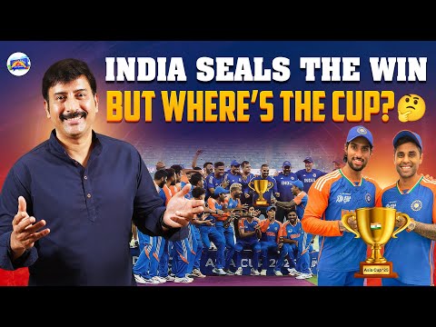 India Seals the Win, But Where’s the Cup? 🤔 | Asia Cup 2025 Final Drama