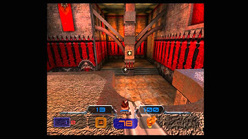 Quake 3 (Dreamcast) - CTF against Bots