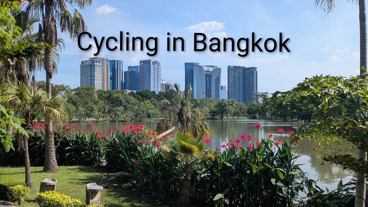 Cycling at Rot fai park, chatuchack, Bangkok 