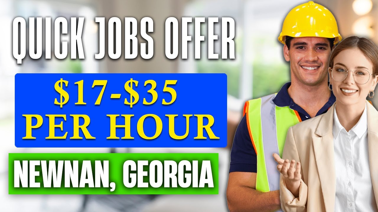 Best Quick Jobs in Newnan, (HIRING IMMEDIATELY) YouTube