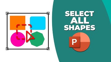 How to select all shapes in PowerPoint