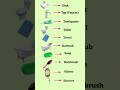 Bathroom 🪥 Equipment || Toilet 🚽 Bathtub 🛁 Faucet  || Bathroom Vocabulary #English #vocabulary