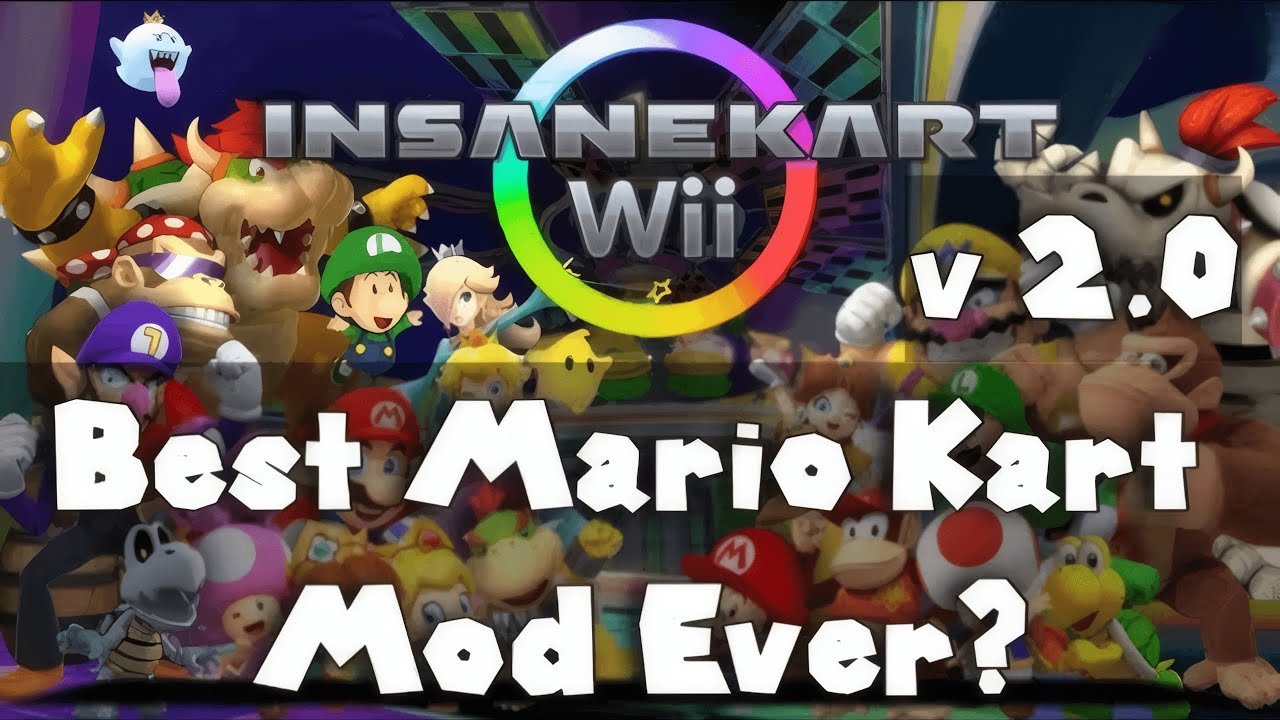 Insane Kart Wii 2.0 Gameplay - Best Mario Kart Mod Ever?
