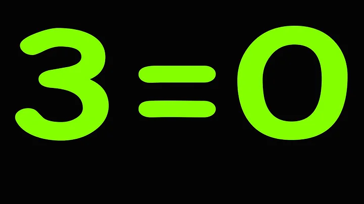 Prove that 3=0  || How To Proof 3=0