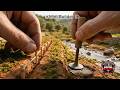 Most Satisfying Miniature DIY Construction Timelapse |Building a Tiny Roman Aqueduct Across a Valley
