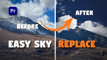 Easy sky replacement premiere pro tutorial