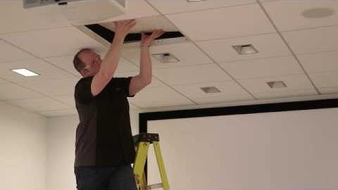 Shure Microflex Advance Training - How to Install MXA910 Ceiling Array