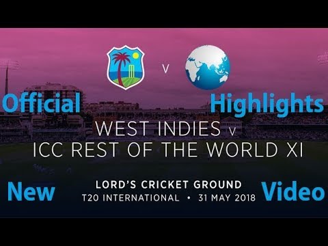 World XI Vs West Indies T20 Match Highlights 2018 FHD  Shahid afridi Latest Video