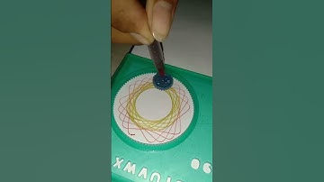 simple spirograph drawing | spirograph | art #shorts
