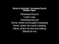 Maddie Poppe - Homeward Bound Lyrics ( Simon & Garfunkel ) American Idol