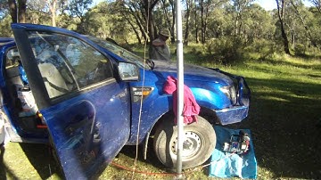 Codan 6924 Lunch Box Radio at Native Dog Flat Victorian High Country