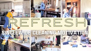 🧹NEW🧹 SINGLEWIDE REFRESH | CLEANING MOTIVATION | 2024 #mobilehome #cleaningmotivation