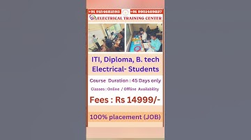 Electrical training And placements