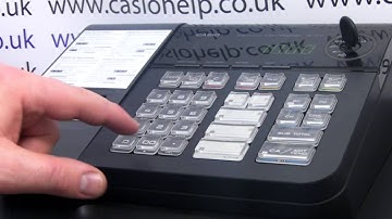 How to program preset % discount button on Casio SE-S10 PCR-T280