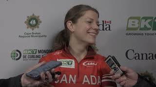 Media Scrum - Draw 4 - 2024 BKT World Women's Curling