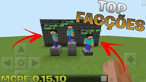 PLUGIN DE TOP FACÇÕES PARA POCKETMINE/GENESYS/HOST - MCPE 0.15.10