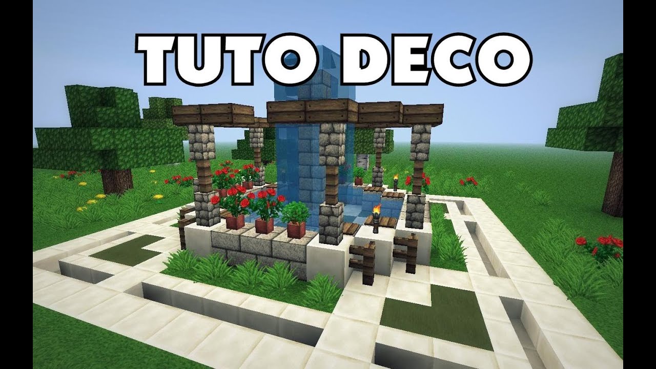 Minecraft : comment créer une belle fontaîne youtube