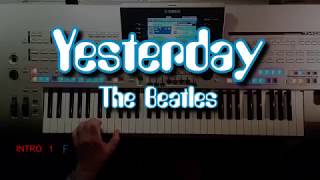 Yesterday - The Beatles, Cover, eingespielt mit titelbezogenem Style auf Tyros 4 chords