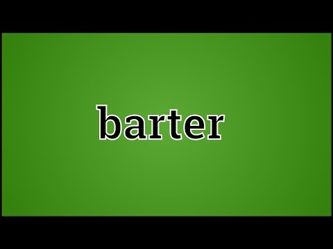 Video: Šta Znači Barter Plaćanje?