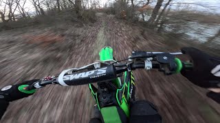 Adrenaline Dirtbikes Rip Through Forest Trails