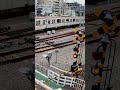 パンタグラフ破損した電車の走行シーン#鉄道