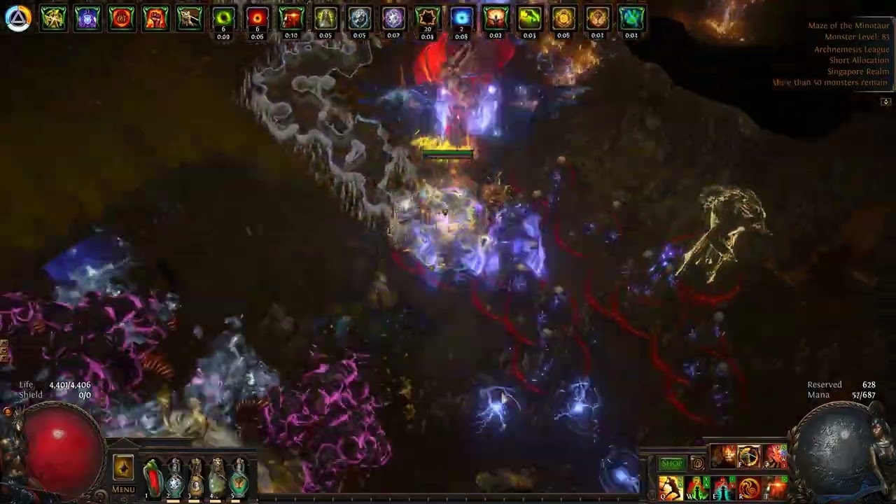 Poe 3.17 Infernal Blow Minotaur Fast Clear