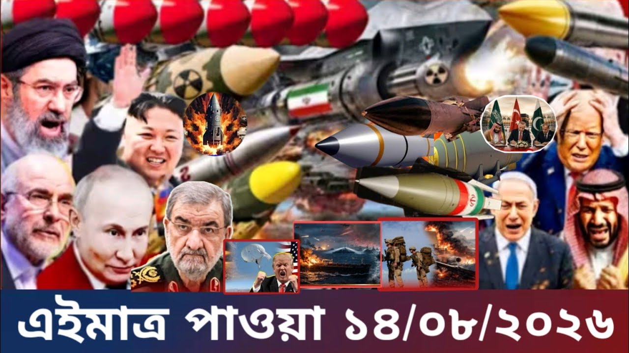 আন্তর্জাতিক বাংলা খবর BBC World News 14 August 2026|| World News Bangla || International News Today