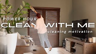 SPEED CLEAN WITH ME | extreme cleaning motivation *POWER HOUR* satisfying clean ✨