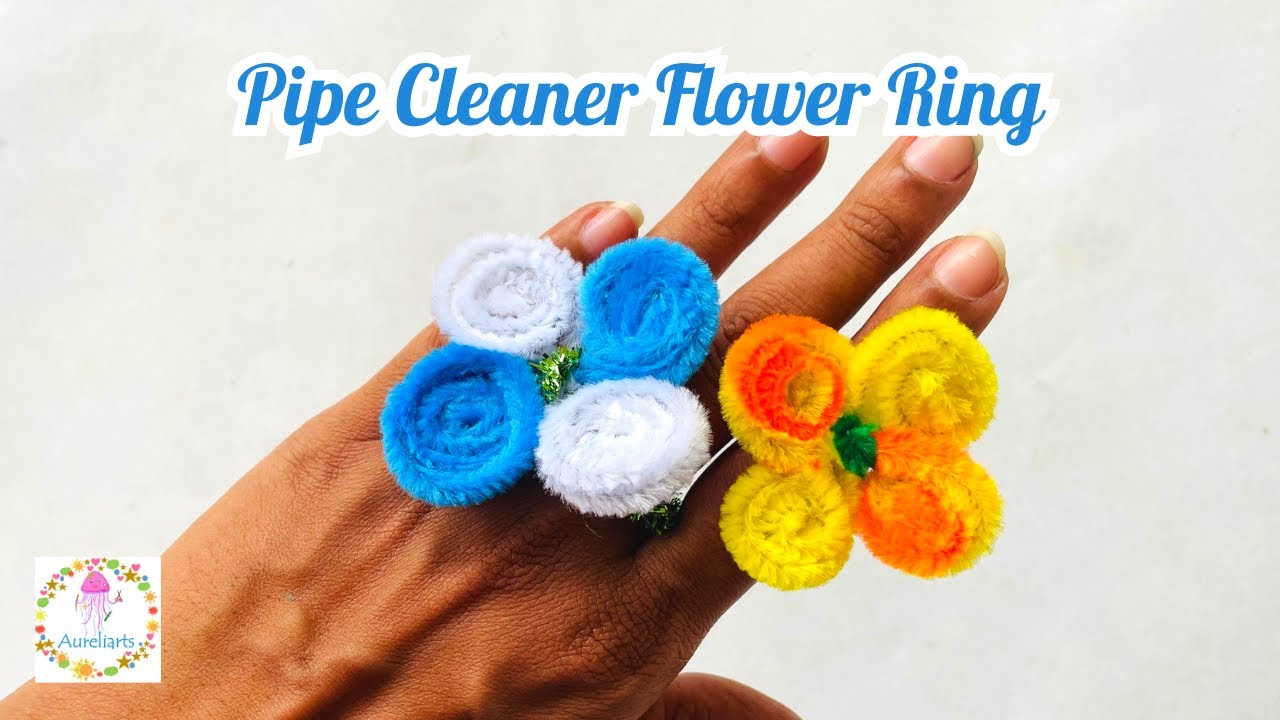 Pipe Cleaner Rings Craft Tutorial | Pipe cleaner, Craft tutorial, Pipe  cleaner crafts