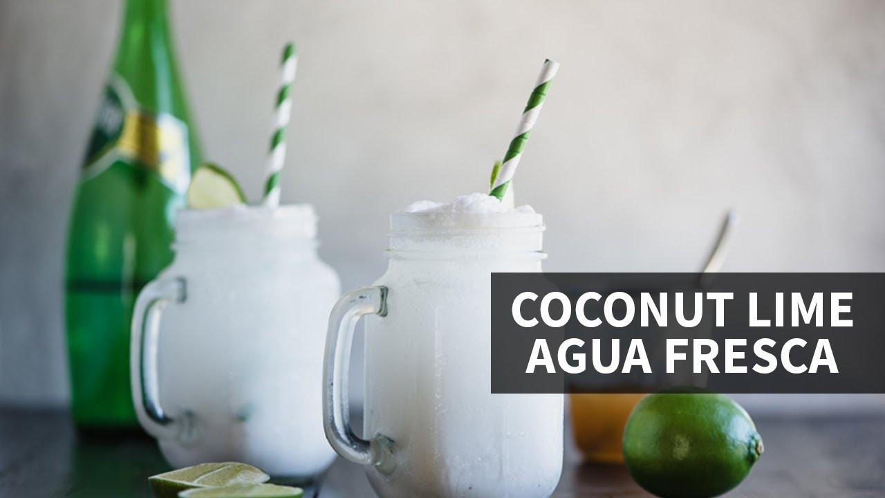 Agua Fresca de Coco - Coconut Agua Fresca #aguafresca #drinks #summervibes  #coconut #easyrecipes, By Salty Cocina