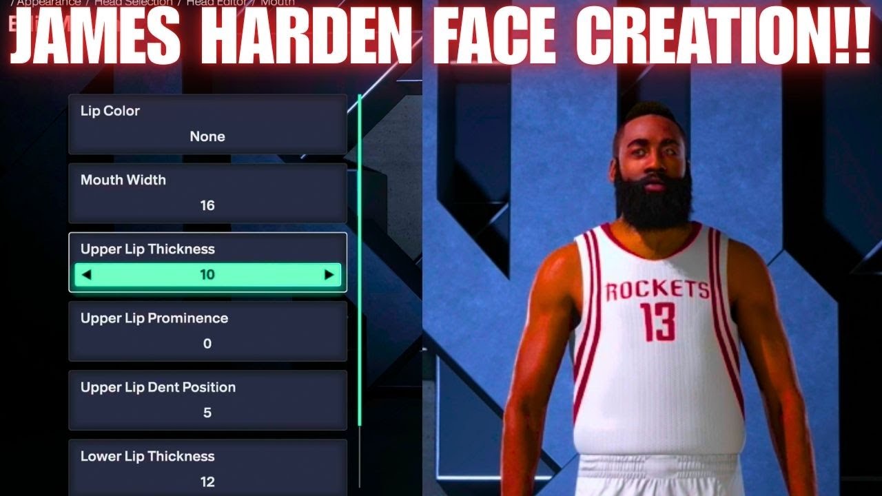 JAMES HARDEN FACE CREATION 2K26!!
