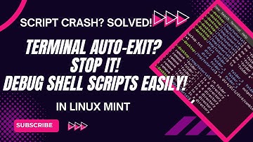 Fix Shell Script Errors Easily | Keep Terminal Open After Script Crash (Linux Mint / Ubuntu Guide)