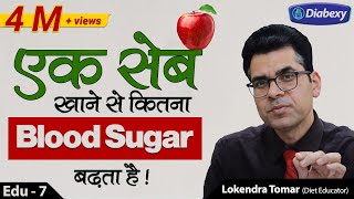 Does Apple Raises Sugar | Which Food Raises How Much Sugar? | Diabexy EDU 7