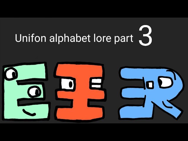Unifon Alphabet Lore (Part III)