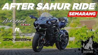 ASR SEMARANG || DIBUBARIN POLISI || H2 ft Z-1000 SUGOMI & ZX-25R