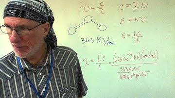 Determinne the Wavelength of Light Needed to Breakdaown Ozone